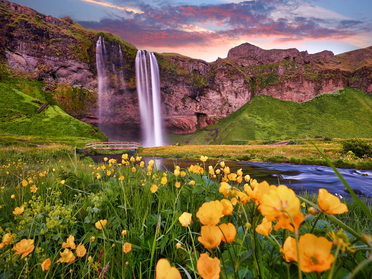 REYKJAVIK - VIK - WODOSPADY SELJALANDSFOSS / SKOGAFOSS - WULKAN EYJAFJALLAJOKULL - REYKJAVIK